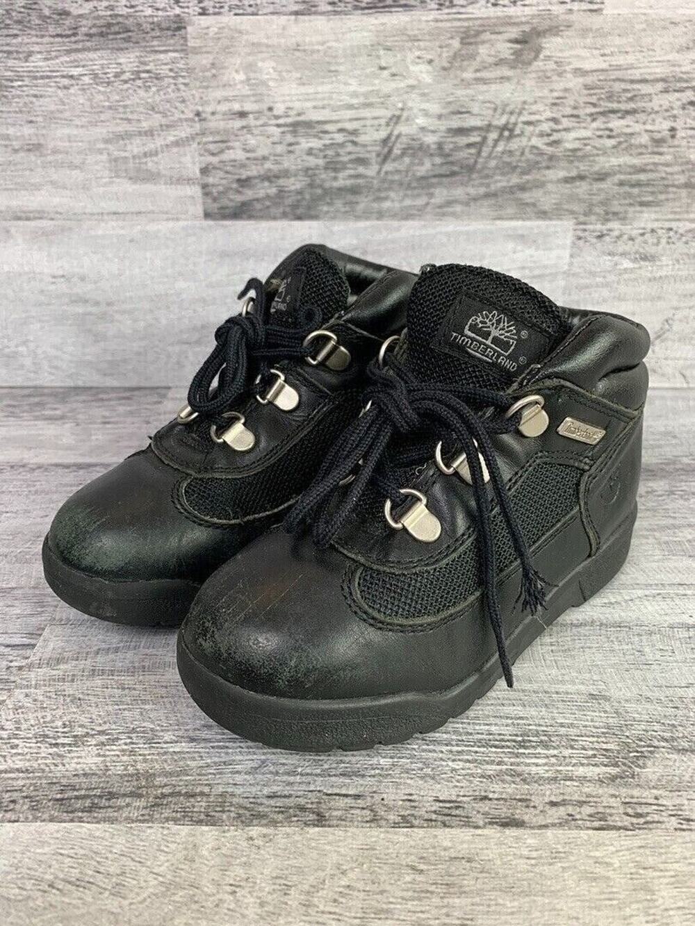 Timberland Black Kids Boots Size 11 Durable & Comfortable